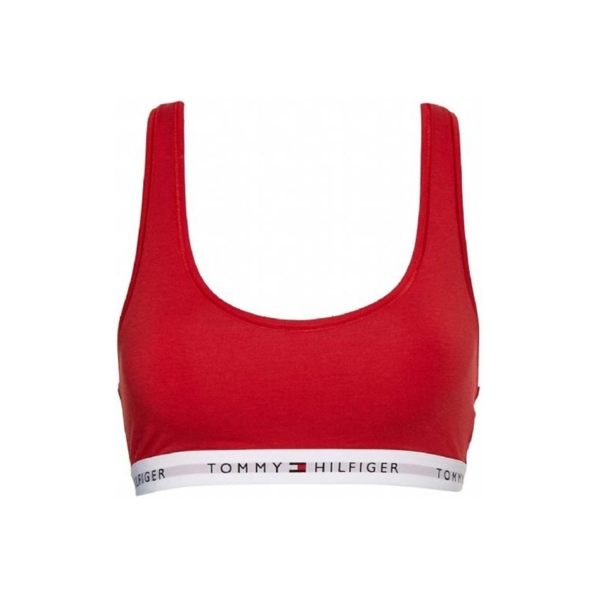 Vêtements Femme Brassières de sport Tommy Hilfiger Brassiere sans rembourrage  Ref 5858 Rouge