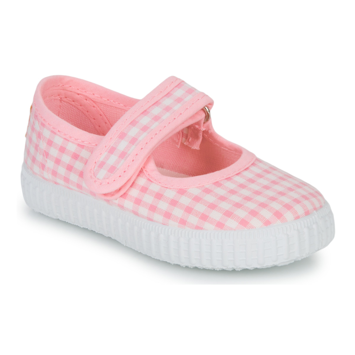 Chaussures Fille Ballerines / babies Citrouille et Compagnie IVALYA Vichy rose