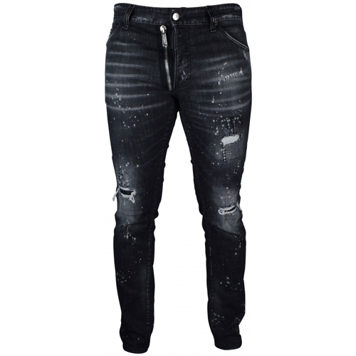 Vêtements Homme Jeans Dsquared Plaids / jetés Noir