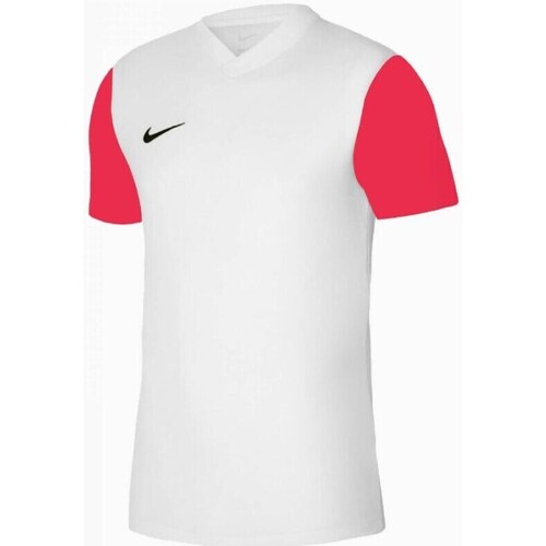 Vêtements Homme T-shirts manches courtes Nike Tiempo Premier II Jsy Blanc, Rouge