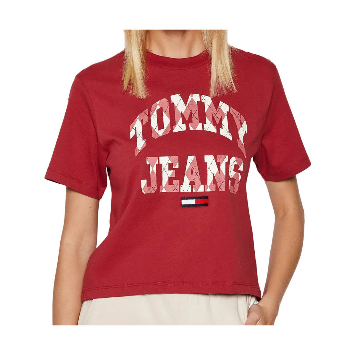 Vêtements Femme T-shirts & Polos Tommy Hilfiger DW0DW11928 Rouge