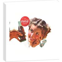 par courrier électronique : à Tableaux / toiles Ceanothe Cadre Fabriqué en France Coca-Cola Blanc