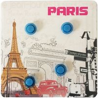 Maison & Déco Tableaux / toiles Le Temps des Cer Cadre mémo magnétique Paris Multicolore