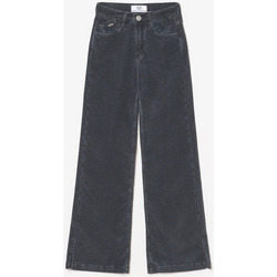 Vêtements Fille Jeans NEWLIFE - JE VENDS Flare jeans velours anthracite Gris