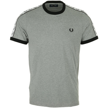 Vêtements Homme T-shirts manches courtes Fred Perry Tapped Ringer Gris