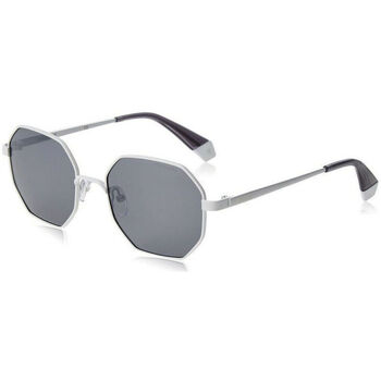 lunettes de soleil enfant polaroid  lunettes de soleil unisexe  pld6067s-vk6 blanc 