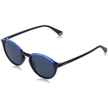 lunettes de soleil enfant polaroid  lunettes de soleil unisexe  pld6125s-pjp bleu 