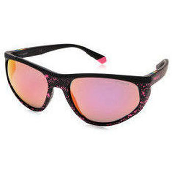 lunettes de soleil enfant polaroid  lunettes de soleil unisexe  pld7032s-4l5 fuchsia 