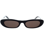 Saint Laurent Eyewear tortoiseshell-effect round-frame sunglasses