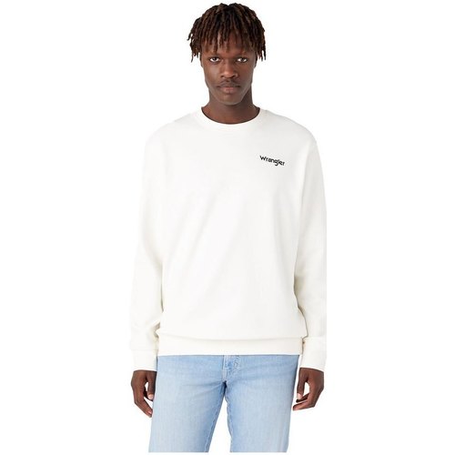 Vêtements Homme Sweats Wrangler Sweatshirt Sportswear graphique  Crew Blanc