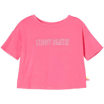 Vêtements Fille T-shirts manches courtes Teddy Smith 51006379D Rose