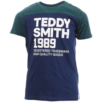 Vêtements Garçon T-shirts manches courtes Teddy Smith 61006237D Bleu