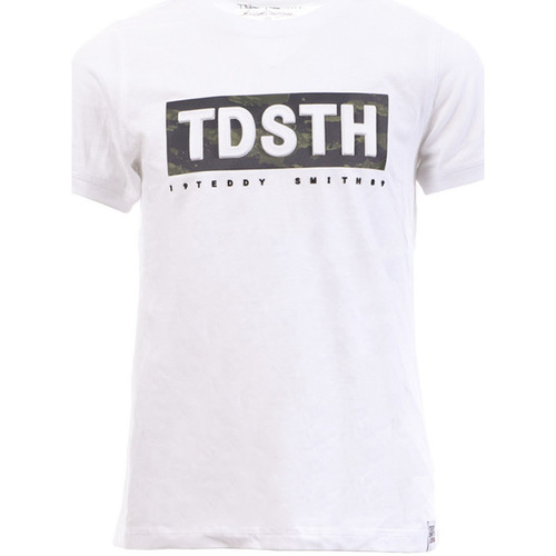Vêtements Garçon Dot Print Regular Fit Shirt Teddy Smith 61006221D Blanc