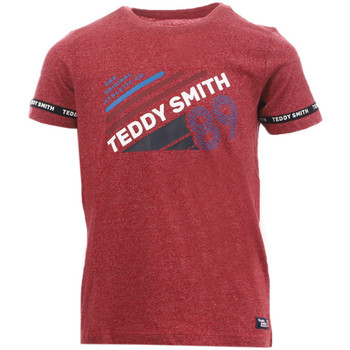 Vêtements Garçon T-shirts manches courtes Teddy Smith 61006520D Rouge