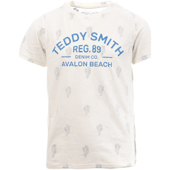 Vêtements Garçon T-shirts manches courtes Teddy Smith 61006283D Blanc
