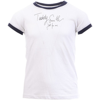 Vêtements Fille T-shirts manches courtes Teddy Smith 51005853D Blanc