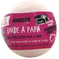 Beauté Produits bains Modelite Boule effervescente bain Adultes Barbe à Papa   160g... Rose