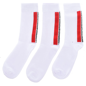 Sous-vêtements Homme Chaussettes Bikkembergs BF009-WHITE-RED Multicolore