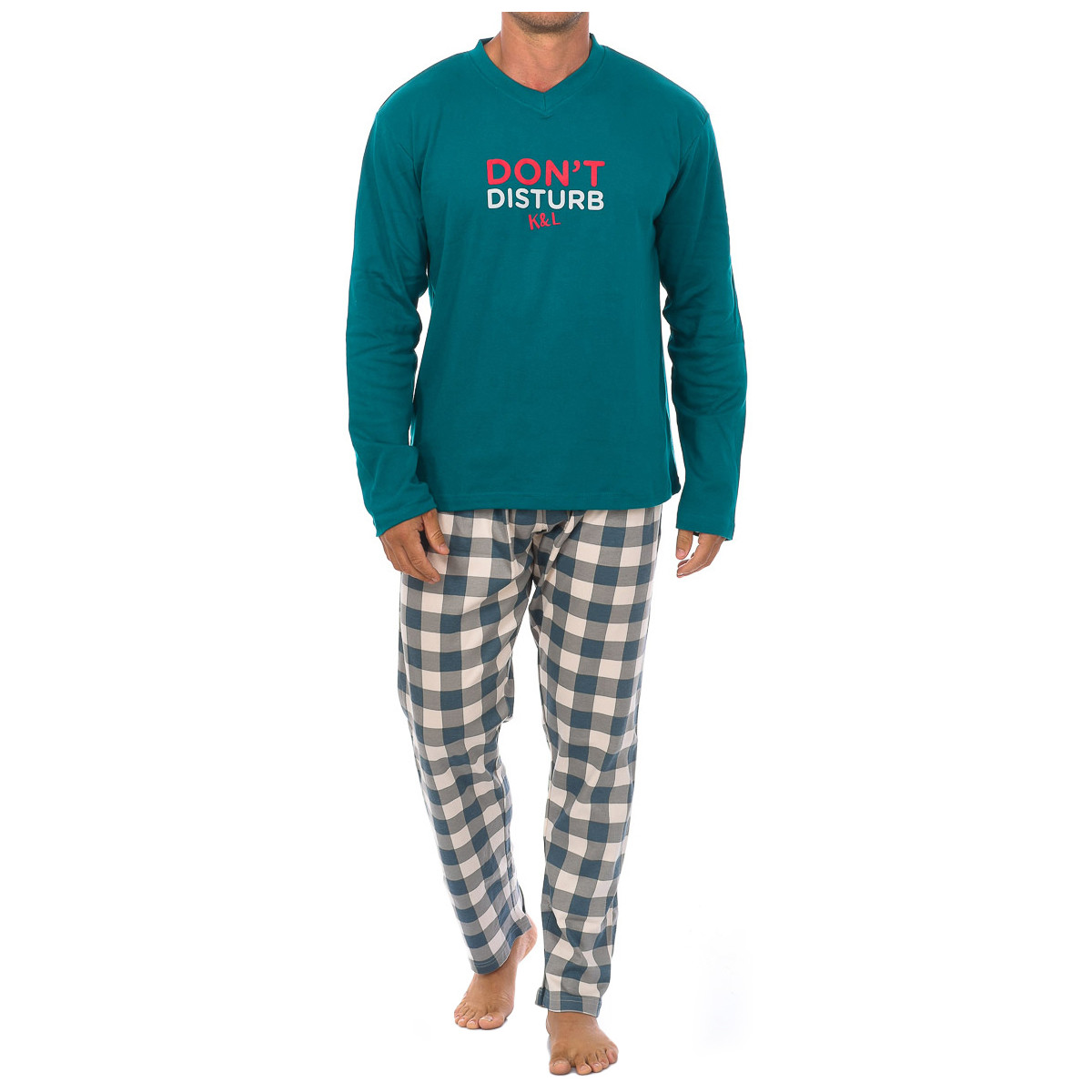 Vêtements Homme Pyjamas / Chemises de nuit Kisses&Love KL130154 Multicolore