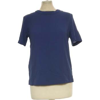 Vêtements Femme T-shirts manches courtes Mango top manches courtes  34 - T0 - XS Bleu Bleu