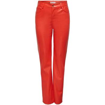 Vêtements Femme Pantalons Only  Rouge