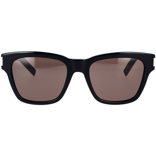 Montres & Bijoux Lunettes de soleil saint laurent round frame sunglasses Occhiali da Sole Saint Laurent SL 560 001 Noir