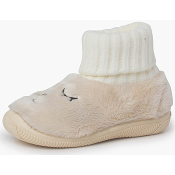 Pisamonas Chaussons Ours en fourrure douce chaussettes Beige - Chaussures  Chaussons Enfant 31,95 €