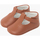 Chaussures Fille Ballerines / babies Pisamonas Salomés en cuir avec fermeture scratch Kaki