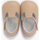 Chaussures Fille Ballerines / babies Pisamonas Salomés en cuir avec fermeture scratch Beige
