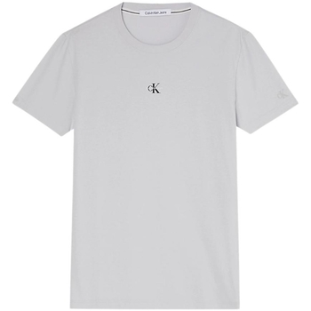 Vêtements Homme T-shirts & Polos Calvin coin Klein Jeans T shirt homme  Ref 58664 PSX Ghost Grey Gris