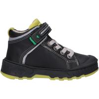 Chaussures Enfant Boots Kickers 878840-30 KICK TEEN CUIR COW BOSTON Noir