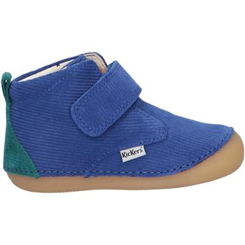 Chaussures Enfant Boots Kickers 915390-10 SABIO X BONTON CUIR DENIM Bleu