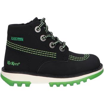 Chaussures Enfant Boots Kickers 878740-10 KICKRALLY20 PU NUBUCK Noir
