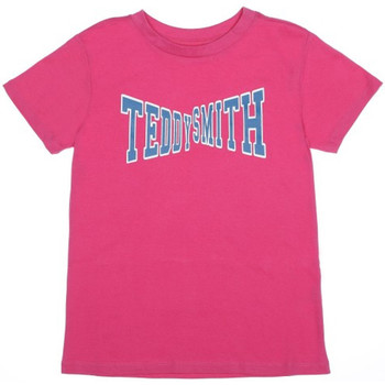 Vêtements Fille T-shirts manches courtes Teddy Smith 51006380D Rose