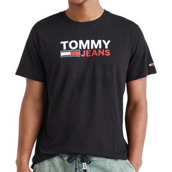 Tommy Hilfiger DM0DM15379 Noir - Vêtements T-shirts manches courtes Homme  34,99 €