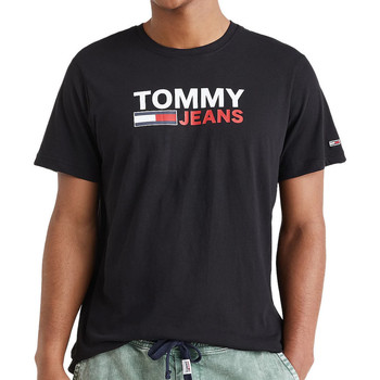 Vêtements Homme Dotted Collared Polo Shirt Tommy Hilfiger DM0DM15379 Noir