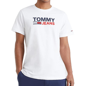 Vêtements Homme T-shirts & Polos Tommy Hilfiger DM0DM15379 Blanc