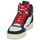Chaussures Baskets montantes Polo Ralph Lauren POLO CRT HGH-SNEAKERS-HIGH TOP LACE Noir / Blanc / Rouge