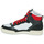 Chaussures Marc O Polo POLIA POLO CRT HGH-SNEAKERS-HIGH TOP LACE Noir / Blanc / Rouge
