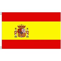 LA MODE RESPONSABLE Tableaux / toiles Sud Trading Drapeau de l'Espagne Rouge