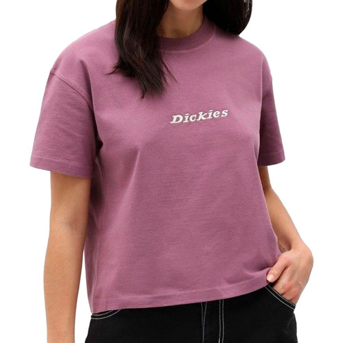 Vêtements Femme T-shirt 100 % coton à imprimé coeur du 0 au 3 ans Dickies DK0A4XBAB651 Violet
