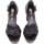 Chaussures Femme Sandales et Nu-pieds The Bagging Co Paname En Cuir Monica Cuir Noir