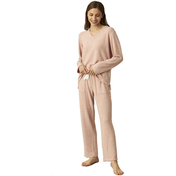 Vêtements Femme Pyjamas / Chemises de nuit J And J Brothers JJBCP1301 Rose