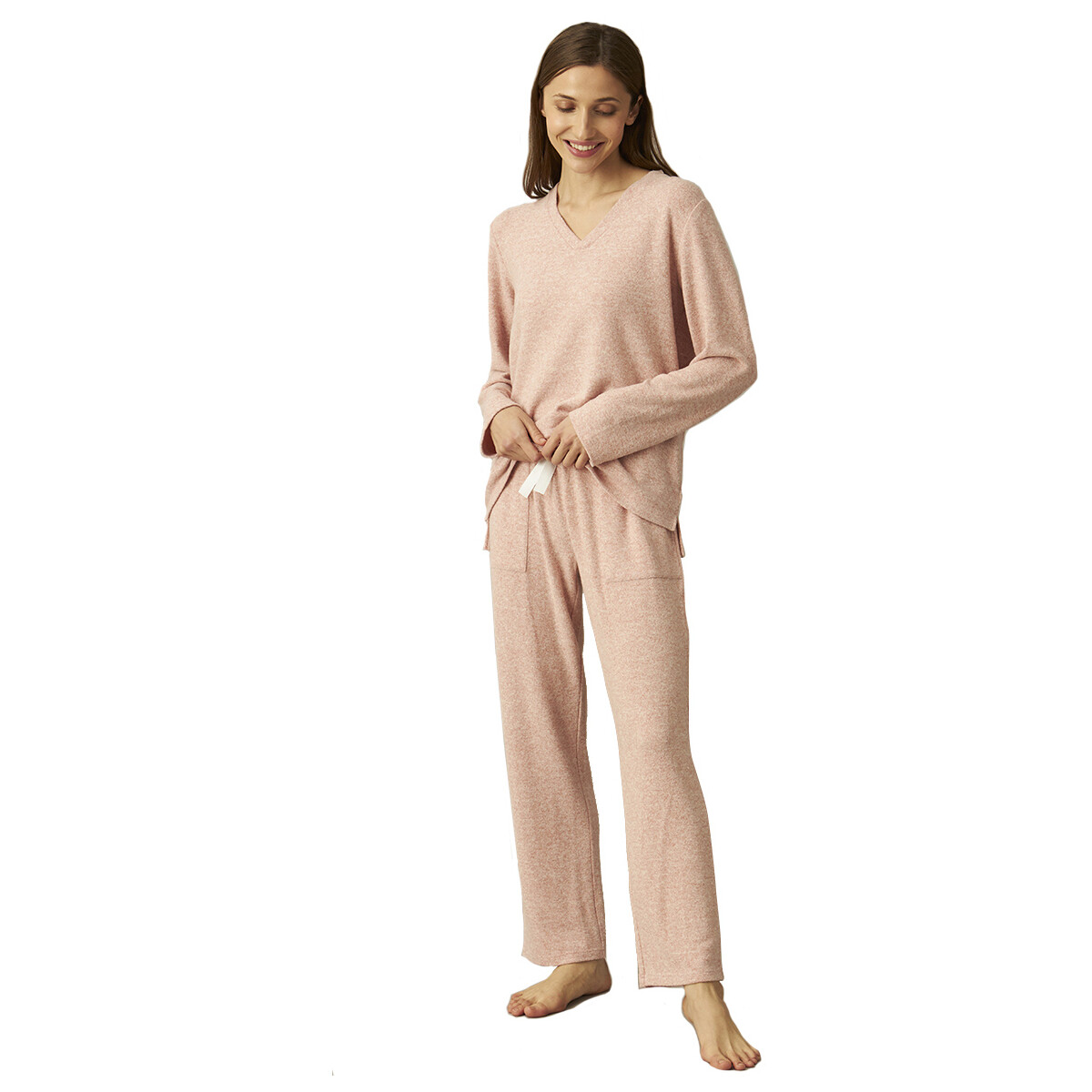 Vêtements Femme Pyjamas / Chemises de nuit J&j Brothers JJBCP1301 Rose