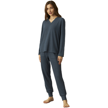 Vêtements Femme Pyjamas / Chemises de nuit J&j Brothers JJBCP1602 Bleu