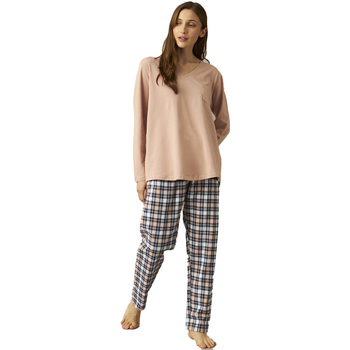 Vêtements Femme Pyjamas / Chemises de nuit J And J Brothers JJBCP1701 Rose