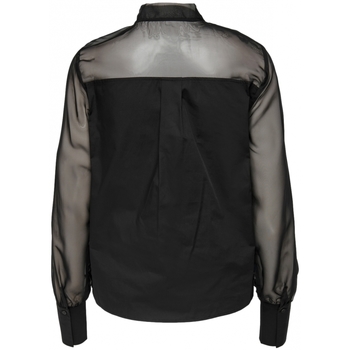 La Strada shirt Costel L/S- Black Noir