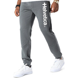 Vêtements Homme Pantalons de survêtement Helvetica Jogging  noir - GAWLER DARK GREY Gris