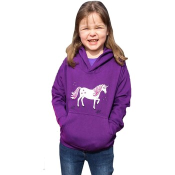 Vêtements Enfant Sweats British Country Collection Dancing Unicorn Violet