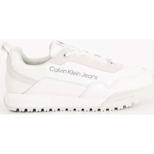 Chaussures Homme Baskets basses Calvin Klein Jeans Blaz Toothy runner lace low su-ny Blanc